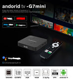 10Pcs G7 Mini Smart TV Box Android 11.0 Amlogic S905W2 Media Player 2.4G/5GHZ Dual WiFi 2GB+16GB BT5.0