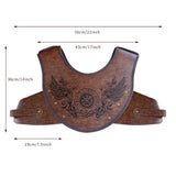 Men PU Leather Body Chest Harness Steampunk Medieval Armor-Viking  Chest Armor for Halloween Cosplay-Parties NEW
