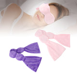 Weighted Relieve Stress Soft Veet Sleep Aid Pressure Eye Pillow Light Blocking Relaxation Adjustable for Home