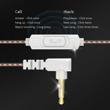 QKZ AKX 3.5mm In-ear Wired Earphones Dynamic HIFI Bass Earbuds Monitor Headphone Sport Noise Cancelling Headset