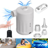 Electric Pump Portable Wireless Compressor Iator/Deflator Pumps for Iatable Cushions Air Beds Boat Swimming Ring