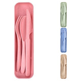 4Pcs Reusable Plastic Spoon Cutlery, Portable Cutlery Set For Kids Adult Travel Picnic Camping
