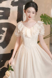 Summer Women's French Court Style Princess On The Run Dress