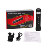 Outdoor Wireless BT Speaker Portable Bicycle Speaker with LED Flashlight 1200mAh Power Bank