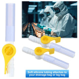 15 Pack Vae Urine Drainage Catheter Bag Vaes with Smooth Edges and Silicone Tubing