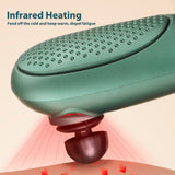 6 in 1 Wireless Electric Back Vibration Infrared Heat Multifunctional Neck Leg Massager Pain Relief Shiatsu