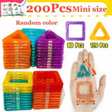 Magnetic Building Blocks Big and Mini Size DIY Magnets Kids Designer Construction Set Gifts for Children Toys