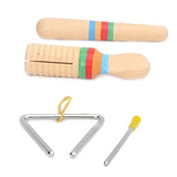 22 PCS Orff Musical Instruments Set Children Early Childhood Music Percussion Toy Combination Kindergarten Teaching Aids