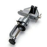 2 In 1 Vise Bench Universal Rotation Vise Clamp Bench Electric Drill Stand 360 Degree Rotat Table Metal Working Rotating Tool