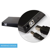 Suitable for Windows 98/8/10 laptops Pc Portable USB External Dvd Cd player RW Disc burner Combo drive Card reader Sui