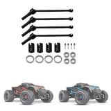 4Pcs Steel Front And Rear Extended Drive CVD With Shaft Cup For 1/10 Traxxas MAXX Widemaxx RC Car Upgrades Parts