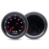 55MM Auto Tachometer 8000 RPM for 1 to 8 Cyder Gas Powered Engine Face Meter With Amber Lighting Car meter