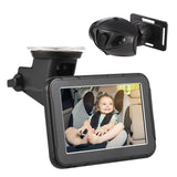 1080P High Definition Monitor for Baby Rear Facing Seat 150° Wide View Night Vision Car Mirror Camera