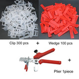 Top-1203Pcs Leveling System 2Mm 900Pcs Clips+300Pcs Wedges +3Piece Plier Plastic Tiling Tools Tile Spacer