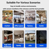 Home Security Wireless Motion Sensor 36 Chime Welcome Alarm Entry Doorbell with Infrared Detector Induction Night Light