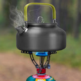 1 Set Camping Outdoor Cookware, Portable Combination Set Pot/ Teapot Combination Set,Backpacking Gear Cooking Equipment