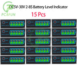 1-20Pcs 18650 Li-ion Lipo Lithium 5-30V Lead Acid Battery Level Indicator Tester LCD Display Module Capacity Voltage Meter