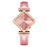 Elegant Diamond Dial Thin Strap Women's Watch