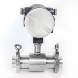 RS485 Modbus Food Grade Tri-Clamp Type Turbine w Meter For Boiler Feed Water