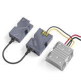 For PoE Injector 150W Dish Cable Adapter RJ45 Car DC Step UP Converter 12V to 48V for Stark V2 Outdoor