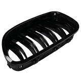 Top-6X Grill Grille Gloss Black Kidney Sport For F10 F18 F02 F11 M5 10-15 Dual Slat