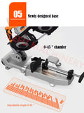 Multi-Function Portable Handheld Metal Band Saw 45° Profile Small Sawing hine Cutting Tool 220V 1100W