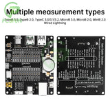 NIC DT3 Data Detection USB Cable Tester Short Circuit On-Off Switching For iOS Android Type-C Test Board Tool