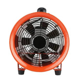 220V 370W Portable Axial w Blower Mobile Ventilation Strong Duct Exhaust Marine Fan