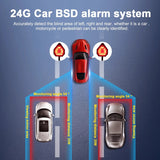 24Ghz Millimeter Wave Radar 20M BSD Bd Spot Detection System for Car Truck Lane Change Assist Highlight Warning Light