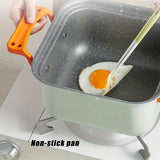 1pc Multifunctional Pot, Home Kitchen Pot With Double Ears, Steam Soup Pot, Frying Pot, French Fries Small Frying Pan