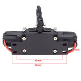 Metal Double Motor Simulated Winch For 1/10 RC Crawler Car Axial SCX10 TRAXXAS TRX4 D90 KM2 Upgrade Parts Accessories