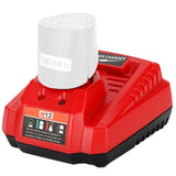 For Milwaukee 10.8-12V Li-ion Fast Charging M12 N12 48-11-2401 48-11-2402 Power Tools Lithium Battery Charger