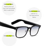 Bluetooth-compatible Glasses TWS Wireless Headphones Hand-free Music Call Smart Glasses With