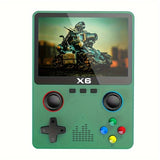 X6 Game Console，8.89 Cm IPS Screen Mini Game Console