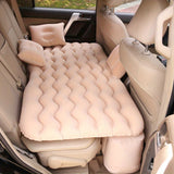 Multi functional PVC SUV travel air cushion car bed with flocking design