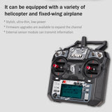 Flysky FS-i6X 2.4GHz 10CH AFHDS 2A Transmitter with FS-iA6B Receiver for RC Drone Airplane Helicopter