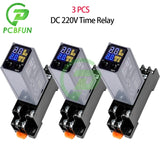 H3Y-2 4 Digital display time JSZ6 Power delay cycle control adjustable 220V 110V DC24V DC12V timer relay