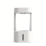 1pc, 19.61oz Anti-gravity Water Drop Humidifier, 2 Mode 4H Power Off Protection Suspended Water Drop Ultrasonic Cold Fogger Machine Holiday Cool Gift,  Home Decor Room Decor Back To School Supplies Winter Essential