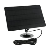 10W 5V 2000MAH Micro USB Solar Panel 360 Degree Rotation Waterproof Wall Mounted Monocrystal Silicon Solar Plate For USB Camera