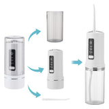 Electric Irrigator Portable Dental Water sser Teeth Cleaner Mouth Washing hine with 4 Nozzels Oral Hygiene Wireless