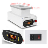 7 Inches Built-in Vacuum Pumps Flat Edge Curved Touch Screen Separator hine LCD Repair Separating Tools 220V