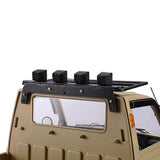 For WPL D12 1/10 RC Truck Car Upgrade Parts Window Sun Visor Wind Rain Shield Deflector Set Decoration Accessories