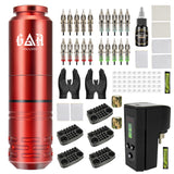 Wireless power arc hine full rechargeable battery tattoo pen set