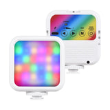5W Pocket Led RGB Video Lamp Mini Photography Light 3 Cold Shoe Mount&1/4in 62Led 3000K-7000K+Clip Adapter for Home Studio