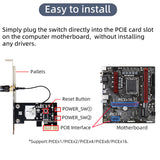Tuya WiFi Intelligent Computer Power Reset Remote APP Controlled Voice Activated Management Switch with Timer Schedug
