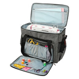Storage Organizer hine Travel Tote Bag for Most Standard Sewing hines and Accessories Gray