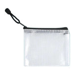 Pvc Waterproof Zipper Pouch File Holder Set School Office Supplies Durable Transparent Home for Students