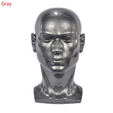 PVC Male Mannequin Displaying Head Professional Mannequin Model For Wigs Hair Making Mannequin Glasses Hat Display Model