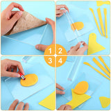 Cutter Set, Polymer Roller, for DIY Production the Clay Model Set Can Be Used At Home, School, Office, Etc.