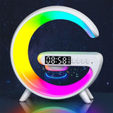 3-In-1 Wireless Phone Charger Bluetooth Speaker With Ambient Light Bedside Music Wake-Up Colorful Light Portable Audio
